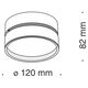 Потолочный светильник Technical C024CL-L18W4K