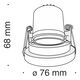Встраиваемый светильник Technical DL040-L10G4K