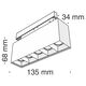 Трековый светильник Technical TR014-2-10W4K-B