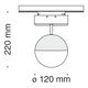 Трековый светильник Technical TR017-2-10W4K-B
