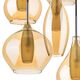 Подвес PENTOLA [6х25W G9 ХРОМ/ЯНТАРЬ (в комплекте)]