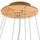 Подвес NUBI LEGNO [6х40W E27 СВЕТЛОЕ ДЕРЕВО/БЕЛЫЙ (в комплекте)]