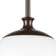Люстра GLOBO [3х40W E14 black/white (в комплекте)]