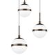 Люстра GLOBO [3х40W E14 black/white (в комплекте)]