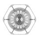 Люстра SCHON [3x60W E14 Silver (в комплекте)]