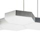 Люстра подвесная FAVO [LED-80W 3840LM Silver 4000K (в комплекте)]