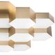 Люстра потол FAVO [LED-80W 3840LM Satin Gold 4000K (в комплекте)]