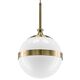 Подвес GLOBO [1х40W E14 electroplating bronze/white (в комплекте)]