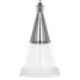 Люстра CONE [1х40W GU10 ХРОМ/ПРОЗРАЧНО-МАТОВЫЙ (в комплекте)]