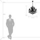 Люстра подвесная ELEGANTE [8х60W E14 24K ЗОЛОТО (в комплекте)]