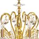 Люстра подвесная ELEGANTE [8х60W E14 24K ЗОЛОТО (в комплекте)]