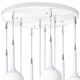 Люстра GLOBO [10х40W G9 БЕЛЫЙ/СЛОНОВАЯ КОСТЬ (в комплекте)]