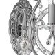 Бра ELEGANTE [1х60W E14  ХРОМ (в комплекте)]