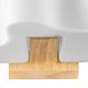 Бра NUBI LEGNO [1х40W E14 СВЕТЛОЕ ДЕРЕВО/БЕЛЫЙ (в комплекте)]