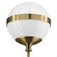 Бра GLOBO [1х40W  E14 electroplating bronze/white (в комплекте)]