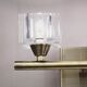 Бра Mantra Cuadrax [WALL LAMP 2L ANTIQUE BRASS / OPTICAL]