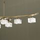 TELESCOPIC LAMP 8L ANTIQUE BRASS / OPTICAL
