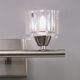 Бра Mantra Cuadrax [WALL LAMP 2L SATIN NICKEL / OPTICAL]