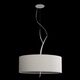 PENDANT 3L [CHROME / OFF WHITE SHADE]