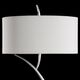 TABLE LAMP 2L [CHROME / OFF WHITE SHADE]