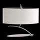 TABLE LAMP 2L [CHROME / OFF WHITE SHADE]