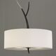 PENDANT 3L [GREY ANTHRACITE /OFF WHITE SHADE]
