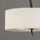PENDANT 3L [GREY ANTHRACITE /OFF WHITE SHADE]