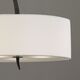 PENDANT 3L [GREY ANTHRACITE /OFF WHITE SHADE]