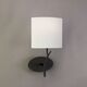 Бра Mantra Eve [WALL LAMP 1L GREY ANTHRACITE /OFF WHITE SHADE]