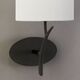 Бра Mantra Eve [WALL LAMP 1L GREY ANTHRACITE /OFF WHITE SHADE]