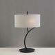 TABLE LAMP 2L [GREY ANTHRACITE /OFF WHITE SHADE]