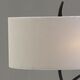 TABLE LAMP 2L [GREY ANTHRACITE /OFF WHITE SHADE]