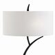 TABLE LAMP 2L [GREY ANTHRACITE /OFF WHITE SHADE]