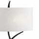 TABLE LAMP 2L [GREY ANTHRACITE /OFF WHITE SHADE]