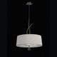 PENDANT 4L ANTIQUE BRASS - OFF WHITE SHADE