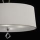 PENDANT 4L ANTIQUE BRASS - OFF WHITE SHADE