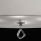 PENDANT 4L ANTIQUE BRASS - OFF WHITE SHADE