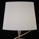 TABLE LAMP 1L BIG ANTIQUE BRASS - OFF WHITE SHADE