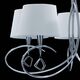 PENDANT 5L [CHROME - OFF WHITE SHADE]