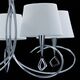 PENDANT 5L [CHROME - OFF WHITE SHADE]