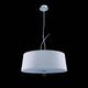 PENDANT 4L CHROME - OFF WHITE SHADE