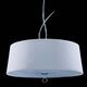PENDANT 4L CHROME - OFF WHITE SHADE