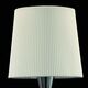 TABLE LAMP 1L CHROME - OFF WHITE SHADE