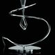 TABLE LAMP 1L CHROME - OFF WHITE SHADE