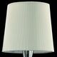 TABLE LAMP 2L CHROME - OFF WHITE SHADE