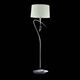 FLOOR LAMP 4L [CHROME - OFF WHITE SHADE]