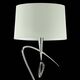 FLOOR LAMP 4L [CHROME - OFF WHITE SHADE]