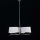 PENDANT 6L [CHROME - OFF WHITE SHADE]