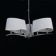 PENDANT 6L [CHROME - OFF WHITE SHADE]