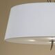 SEMICEILING 4L [ANTIQUE BRASS - OFF WHITE SHADE]